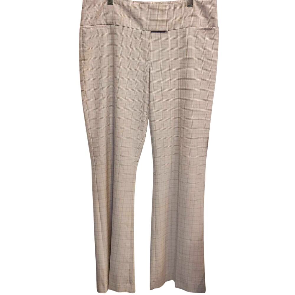 Express Design Studio Publicist Plaid Wide Leg Pants Size 12